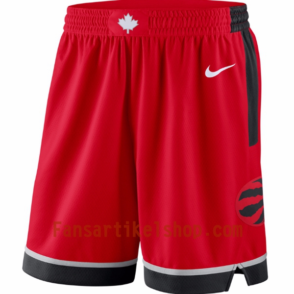 NBA Toronto Raptors Herren Shorts Rot Nike Swingman